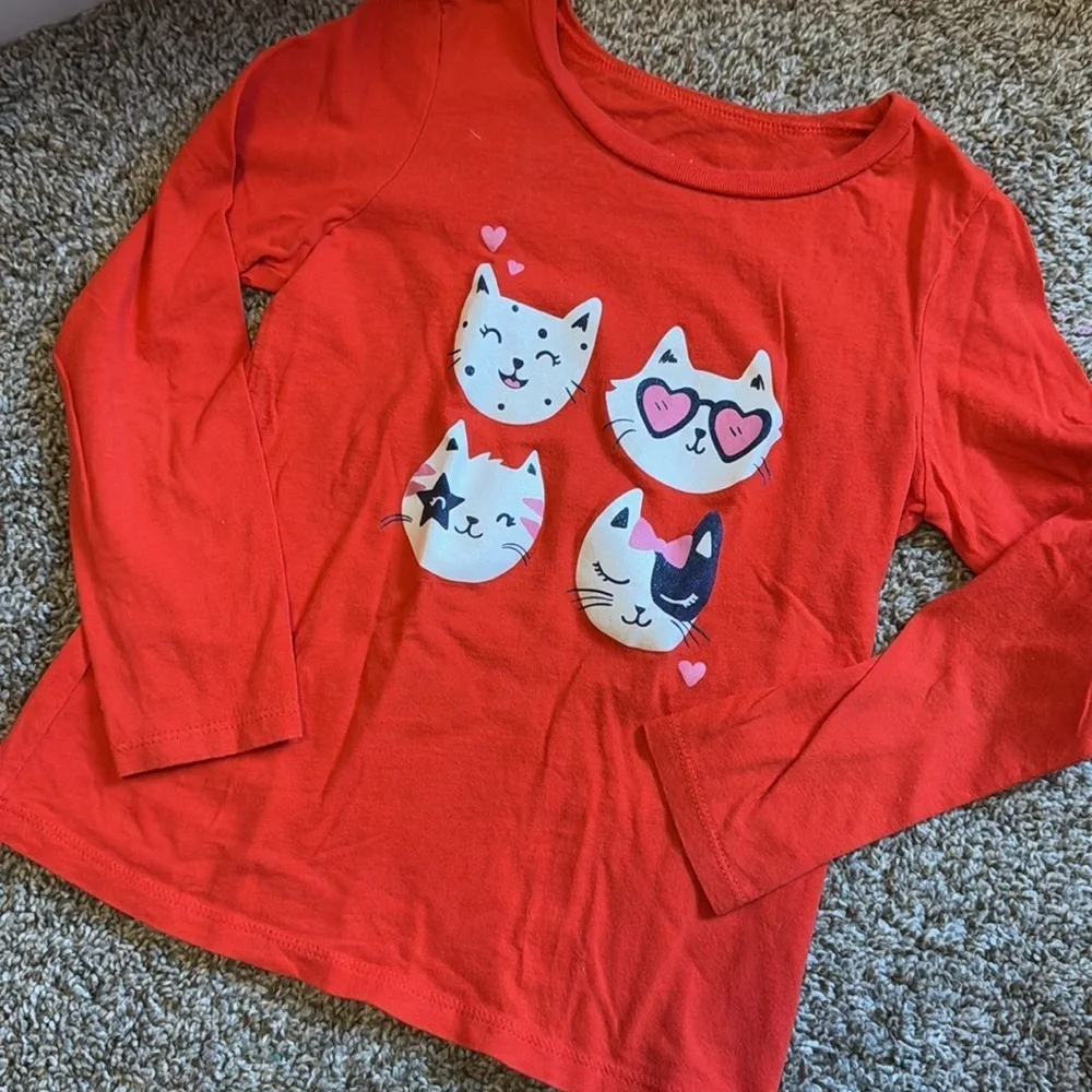 Valentine 💌 tee girls size 6